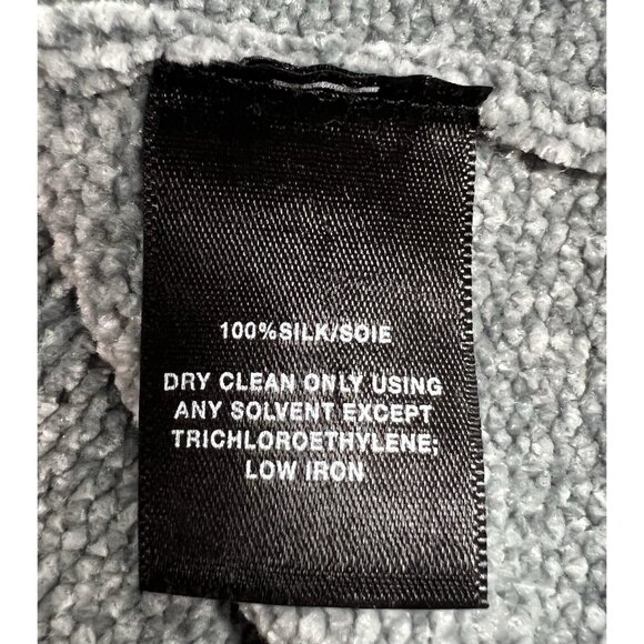 Lafayette 148 Women’s 100% Silk Sweater Turtleneck Gray Size XL Soft - Picture 5 of 9